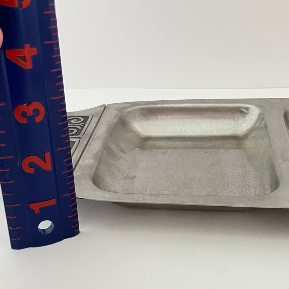 Rogers Insilco Vintage Stainless Steel Divided Serving Dish MCM - Picture 7 of 11